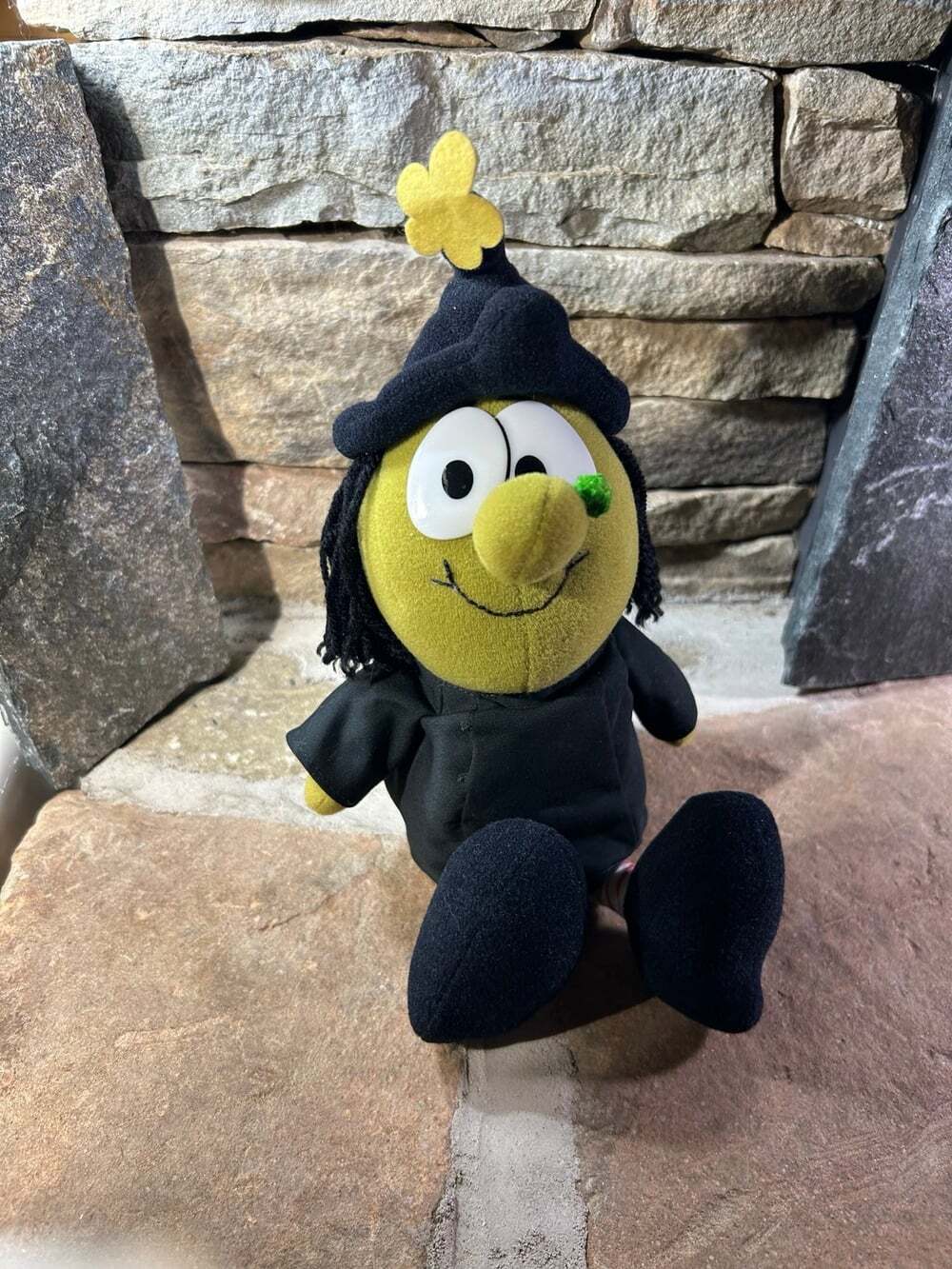 Wallace Berrie & Co Vintage 1983 Halloween Witch USMC Plush Stuffed Decor